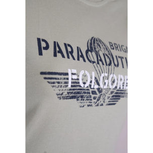 T-shirt Folgore a maniche corte verde donna