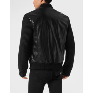 PHILIPP PLEIN Leather Bomber