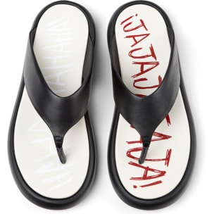 Sandalias - CAMPER Pelotas Flota Sandal Twins - Negro - Cuero liso