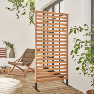 Paravent intérieur/extérieur bois d'acacia 80cm PARADA 80CM