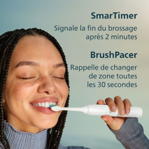Brosse à dents électrique PHILIPS HX4042/41 Serie 4100 Blanche