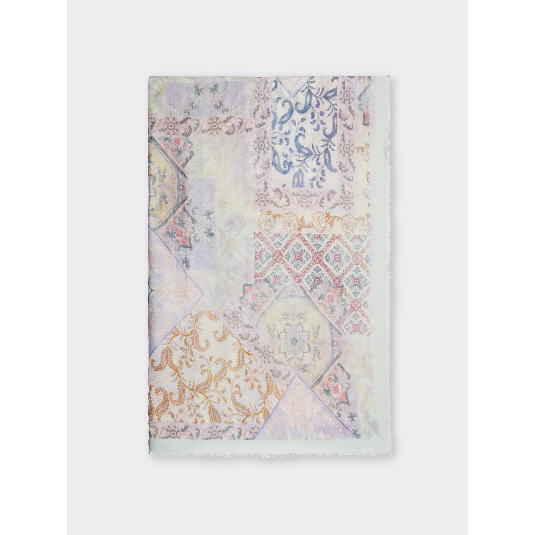 Elena Mirò - Bufanda en modal estampado - Rosa