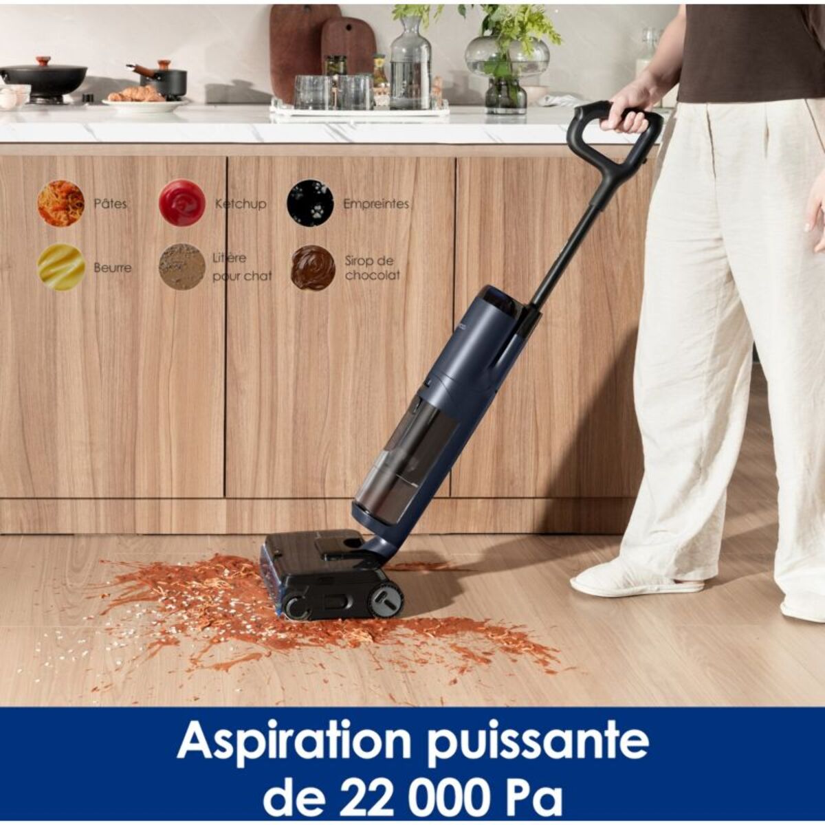 Aspirateur laveur TINECO Floor One S7 Max Pro Bleu