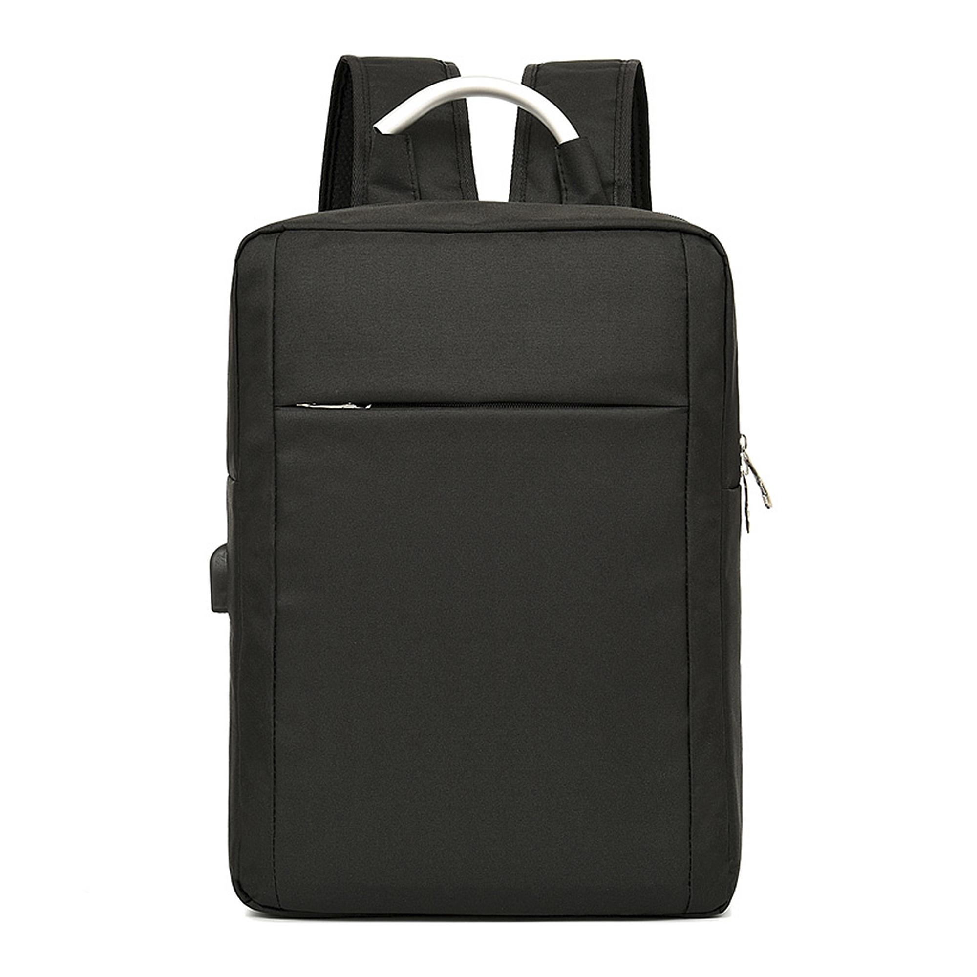 DAM Mochila para Laptop con interfaz de carga USB. 30x12x42 Cm. Color: Negro