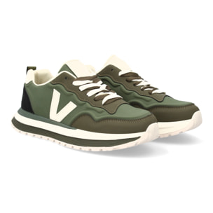 Zapatilla hombre casual con contrastes