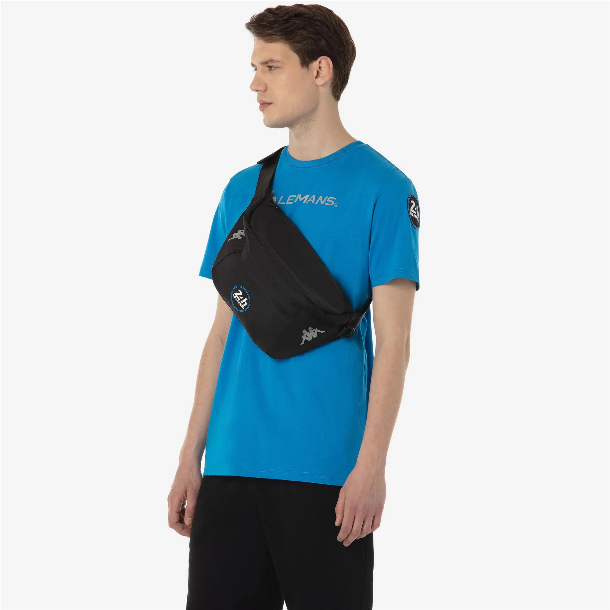Kappa - Borse Uomo Donna Nero - Supporter Akash 24H Le Mans