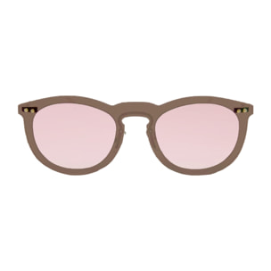 Gafas de sol OCEAN IBIZA - Marrón transparente por fuera con espejo rosa por dentro y patillas doradas