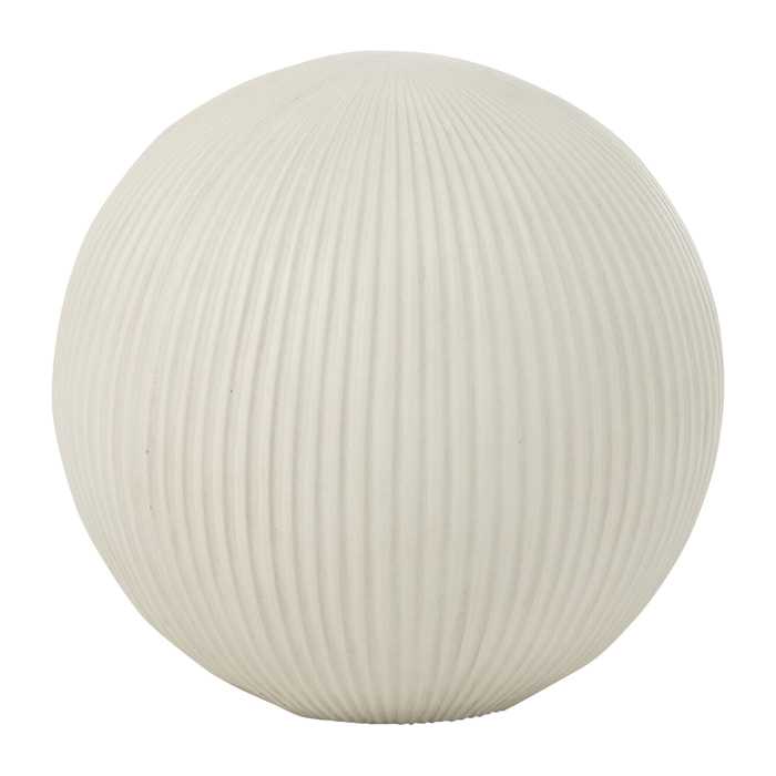 J-Line décoration Balle - céramique - blanc - medium