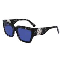 Longchamp - lunettes de soleil - gris - Couleur des verres : bleu - indice solaire : protection UVA