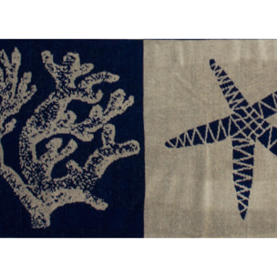 Telo Mare Spugna Jacquard Spiaggia Disegno Playa