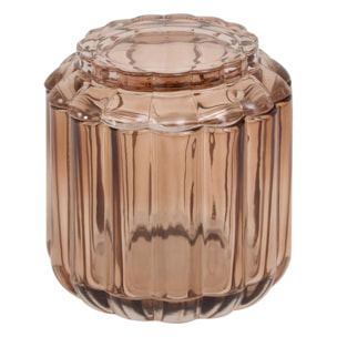 Pot à coton Florea ambre