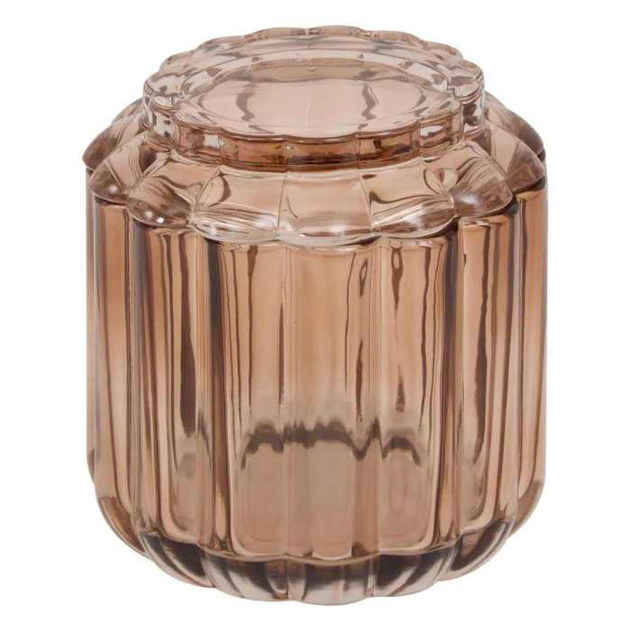 Pot à coton Florea ambre