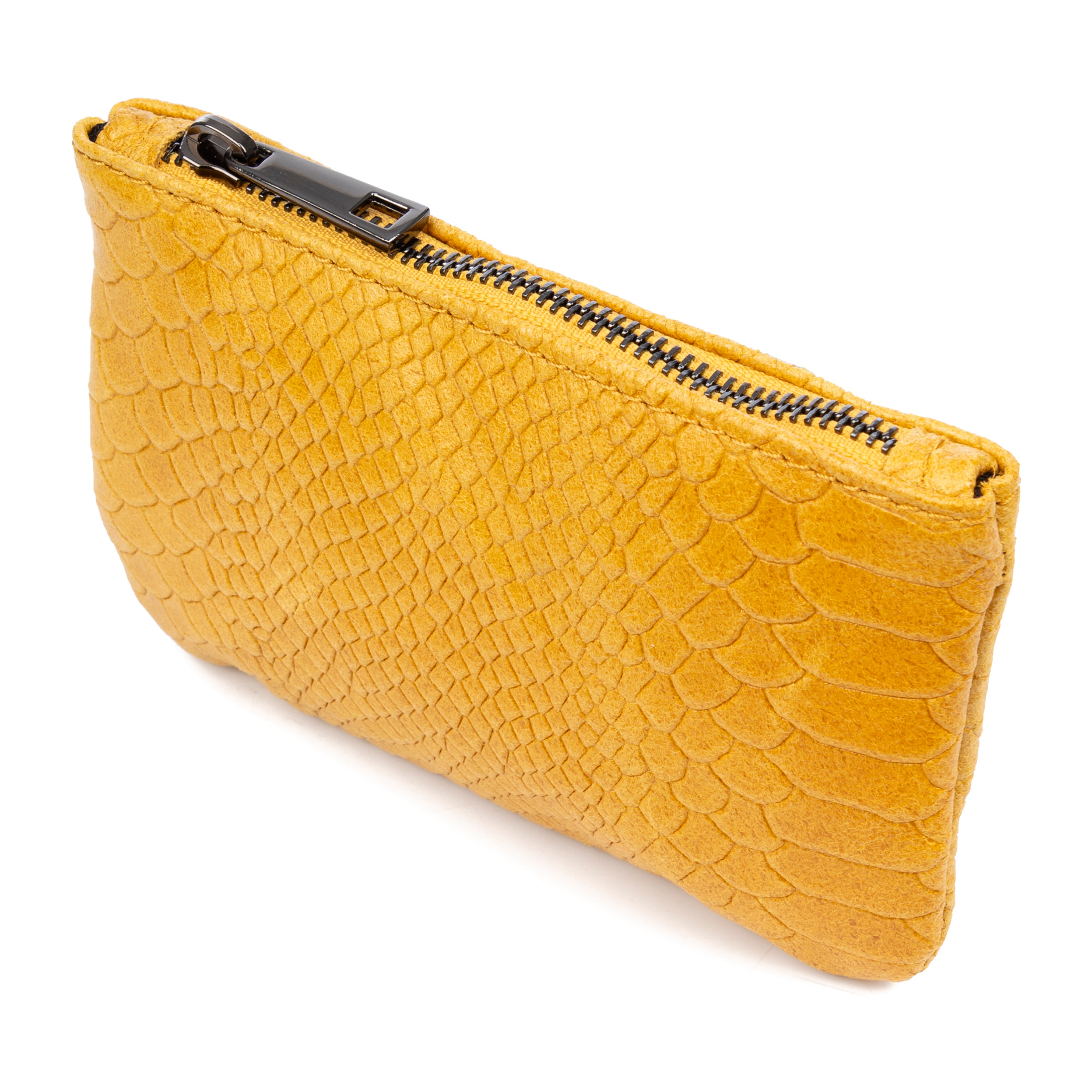 Seconda Cartera Mujer Mujer.Piel auténtica Gamuza Grabado Serpiente