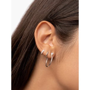 Orecchino Singolo Cleo S in Argento