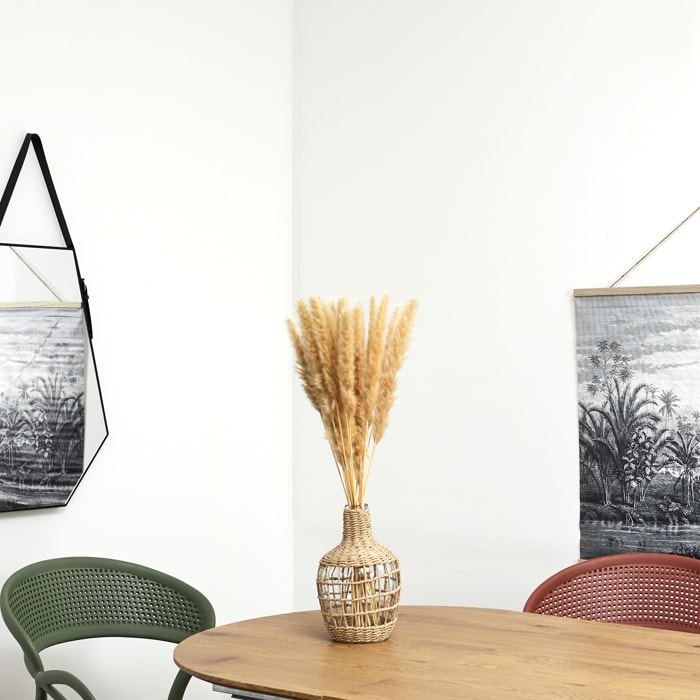 Vase Rond Tresse D16x25.5cm