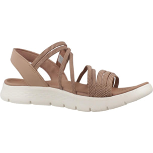 Sandalias Mujer Go Walk Flex Marron