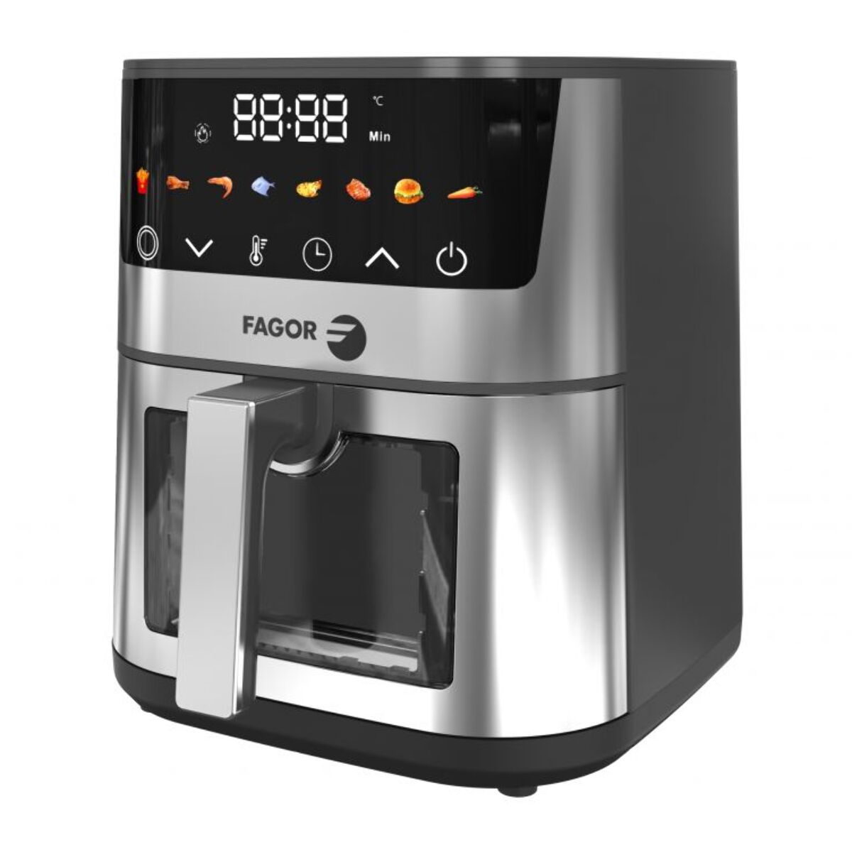 Friteuse à air chaud Air fryer 5L 1400W Argent Fagor FGAF220V