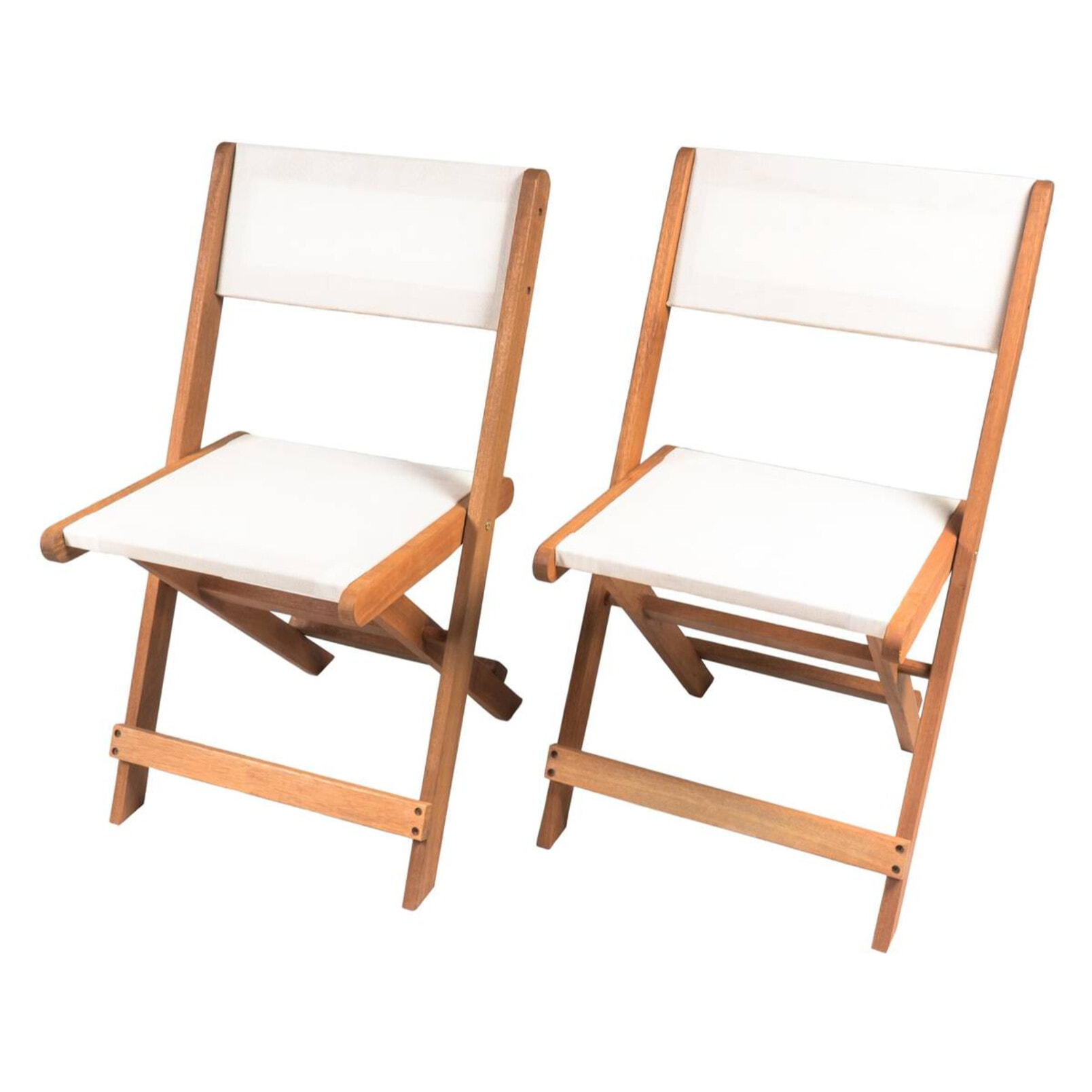 Salon de jardin repas "Séoul" - 1 Table + 8 chaises - Maple - Beige