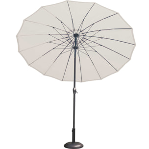 Parasol  -  - Effet parapluie composé de 16 baleines - Lin