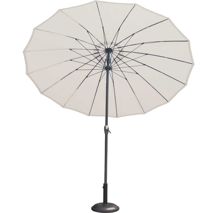 Parasol  -  - Effet parapluie composé de 16 baleines - Lin