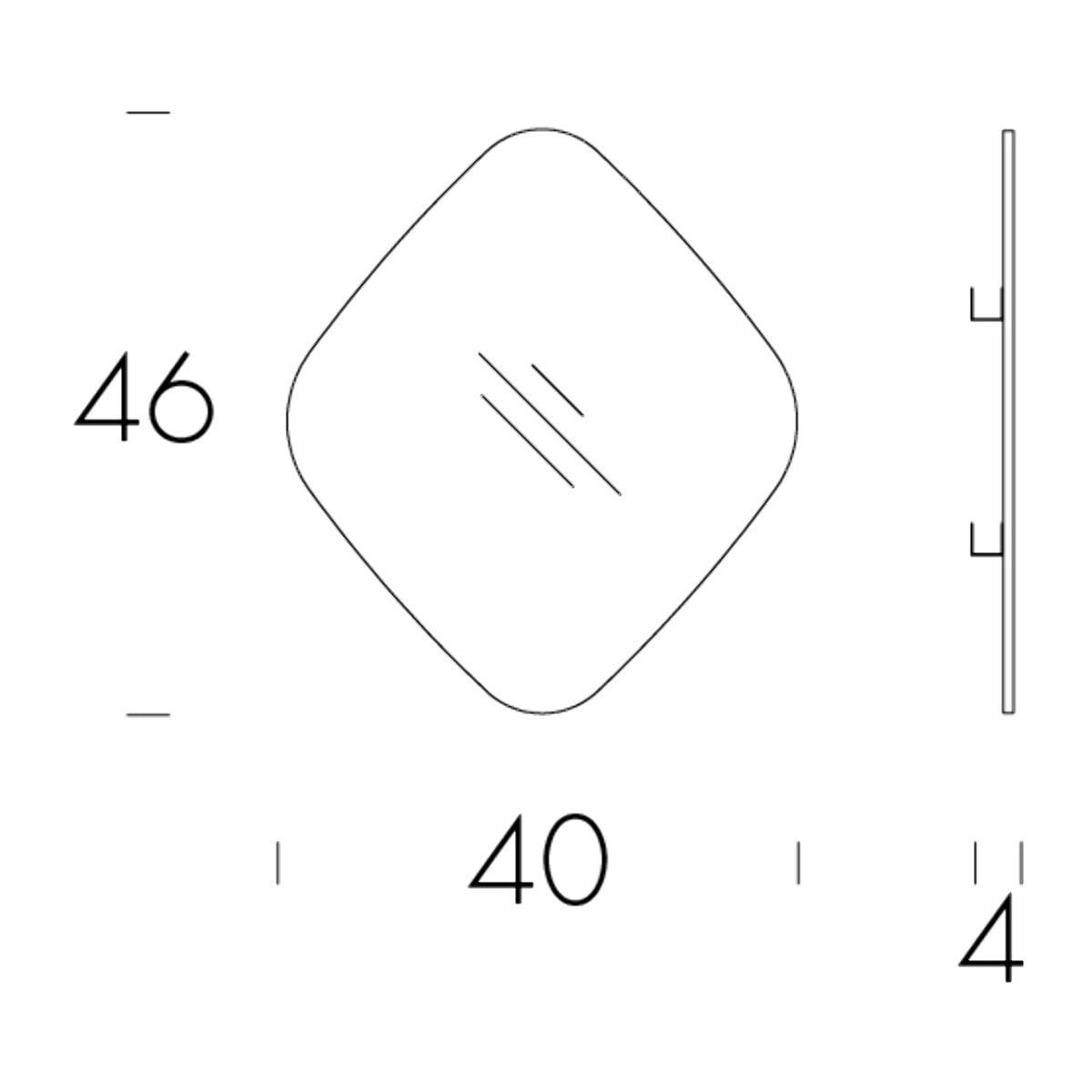 SPECCHIO DIAMOND - SPECCHIO FUME'