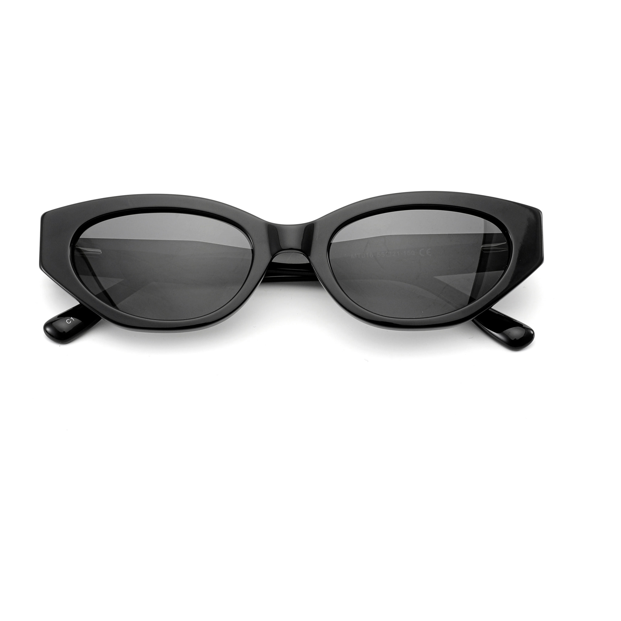 Gafas de sol OCEAN SANTA GIULIA - Negro brillante / Ahumada