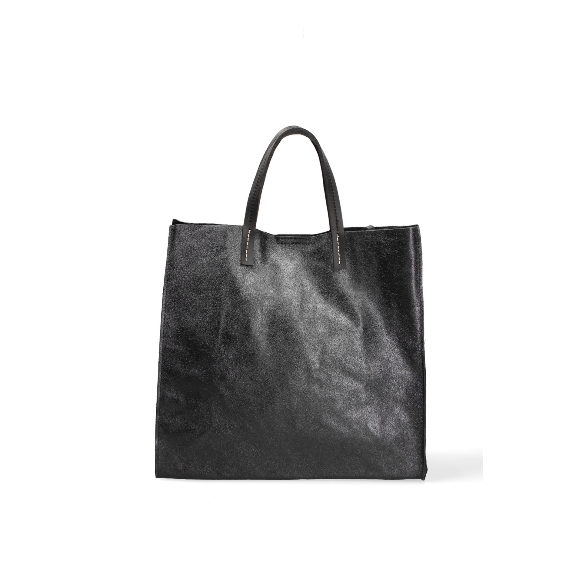 Borsa a mano da donna Made in Italy - Modello Ereva - 100% pelle - 34.5 x 32.0 x 17.0 cm