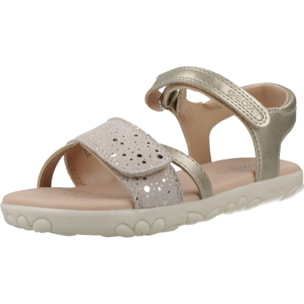 Sandalias Niña de la marca GEOX  modelo J SANDAL HAITI ORO