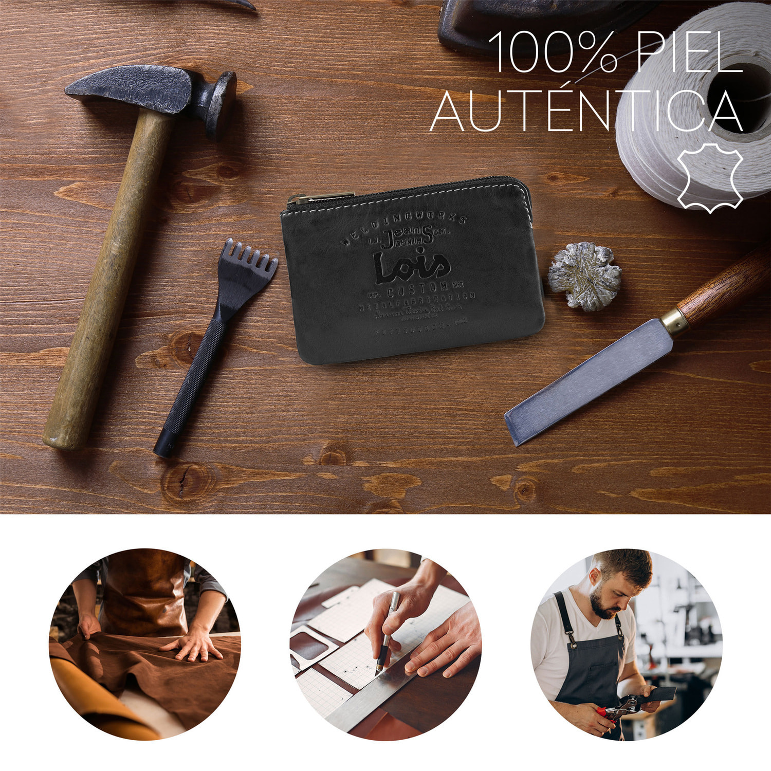 Cartera Lois Lois Jeans Negro