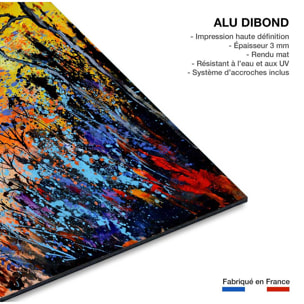 Tableau abstrait reflets d'eaux Tableau alu Dibond