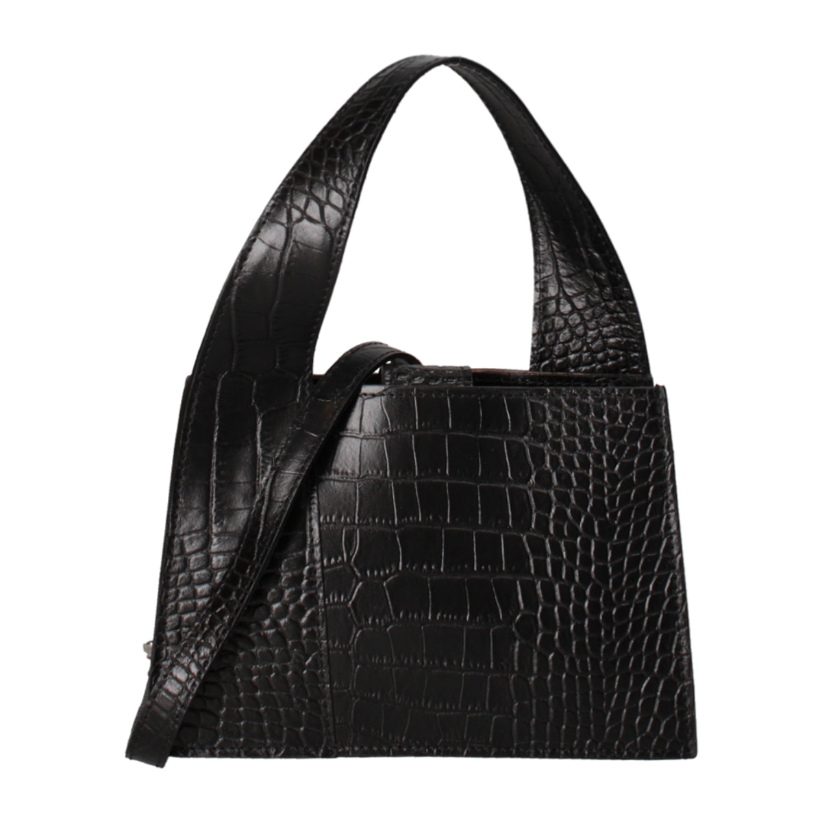 Borsa a mano da donna In Vera pelle Made in Italy 21x14x8 cm