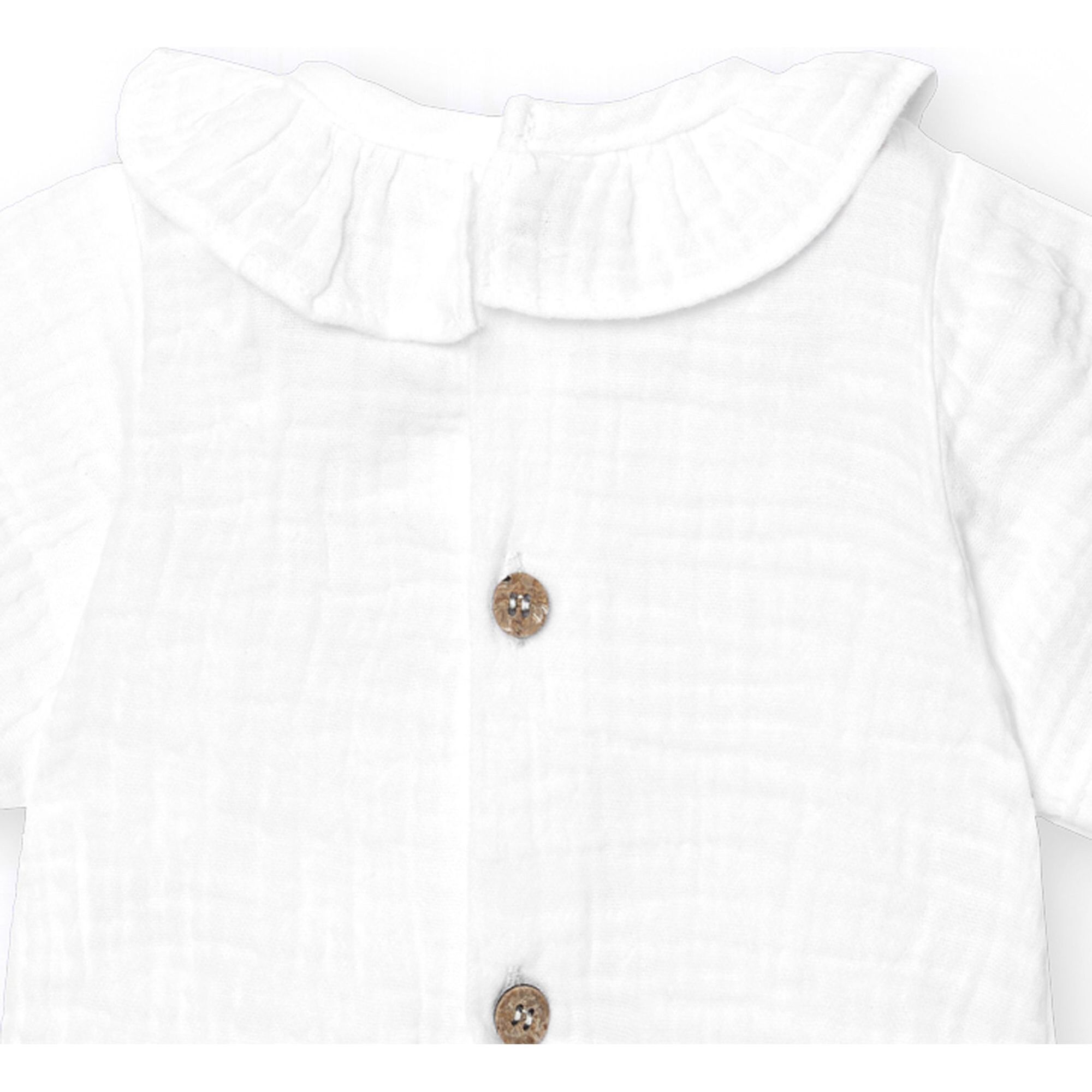 Body bebé manga corta cuello bambula