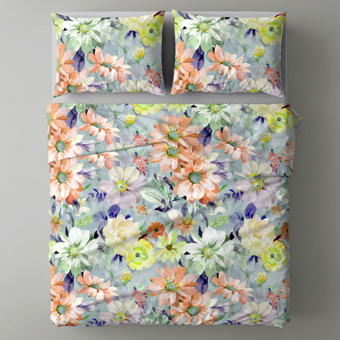 UNO CASA DESIGN Completo Letto Dec.Vico_Matrimoniale_Violet