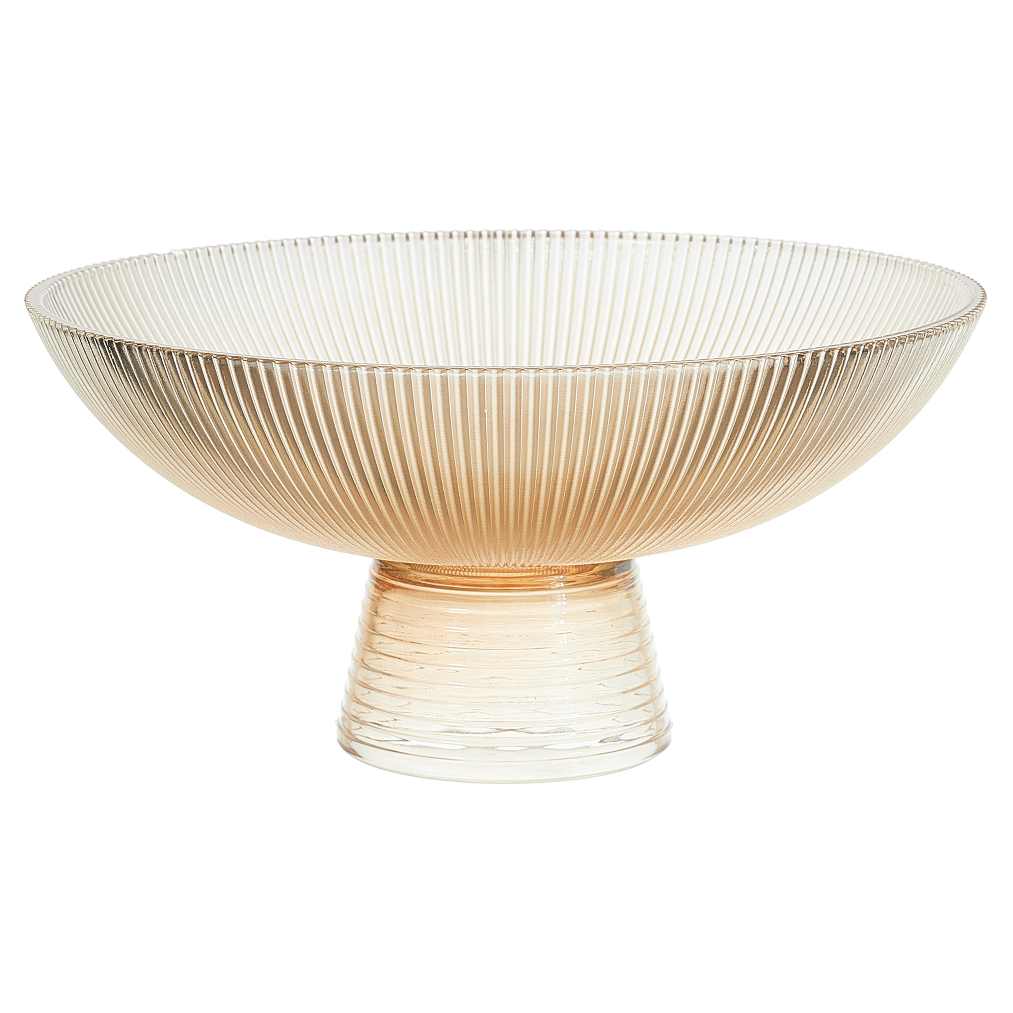 Corbeille A Fruit Verre Ambre 1.1l