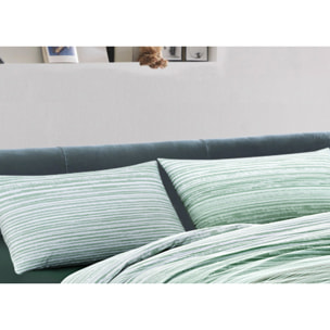 Copripiumino 100% Cotone Disegno Padel Verde