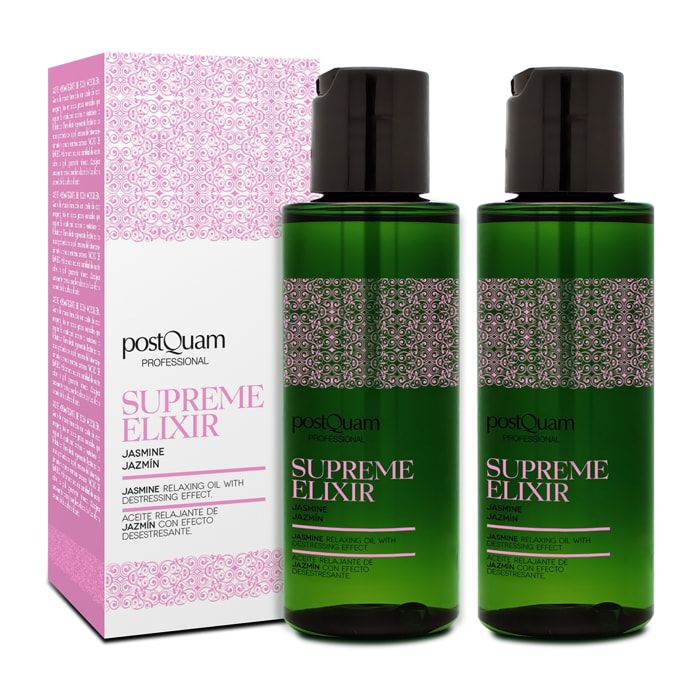 Pack de 2 Huiles Relaxantes Déstressantes Jasmin - 2x100 ml