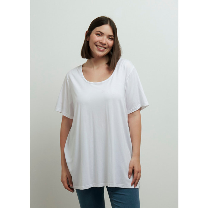 T-SHIRT BIANCO CONBIPEL