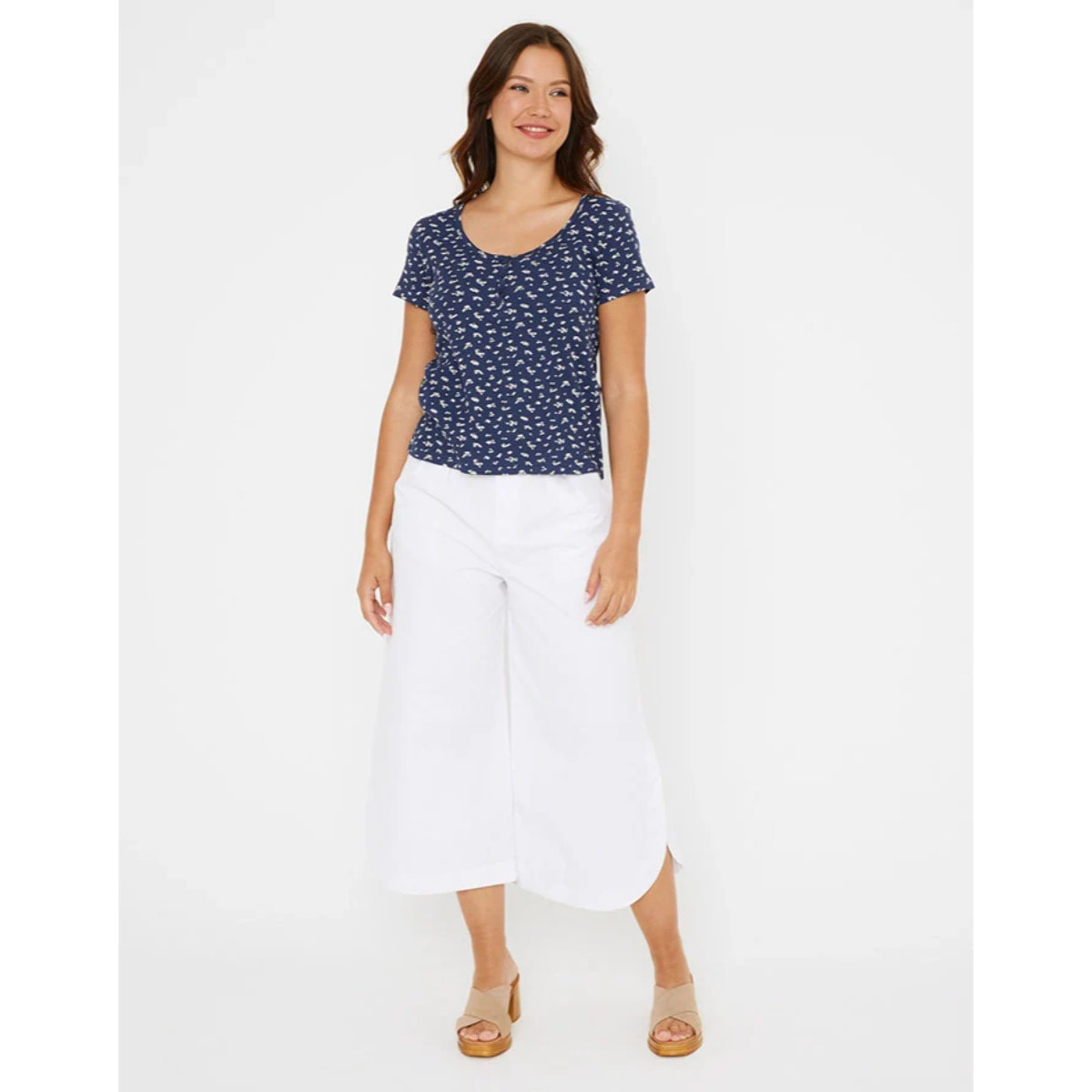 Camiseta Manga Corta Azul Marino - Yarima