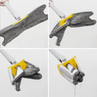 Mop in microfibra auto-strizzante - giallo e grigio