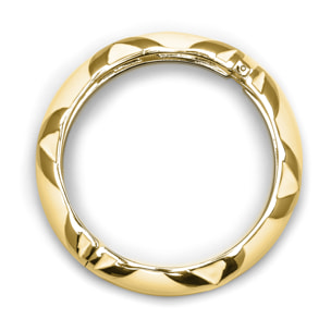 Pulsera acabada en oro amarillo de 18k