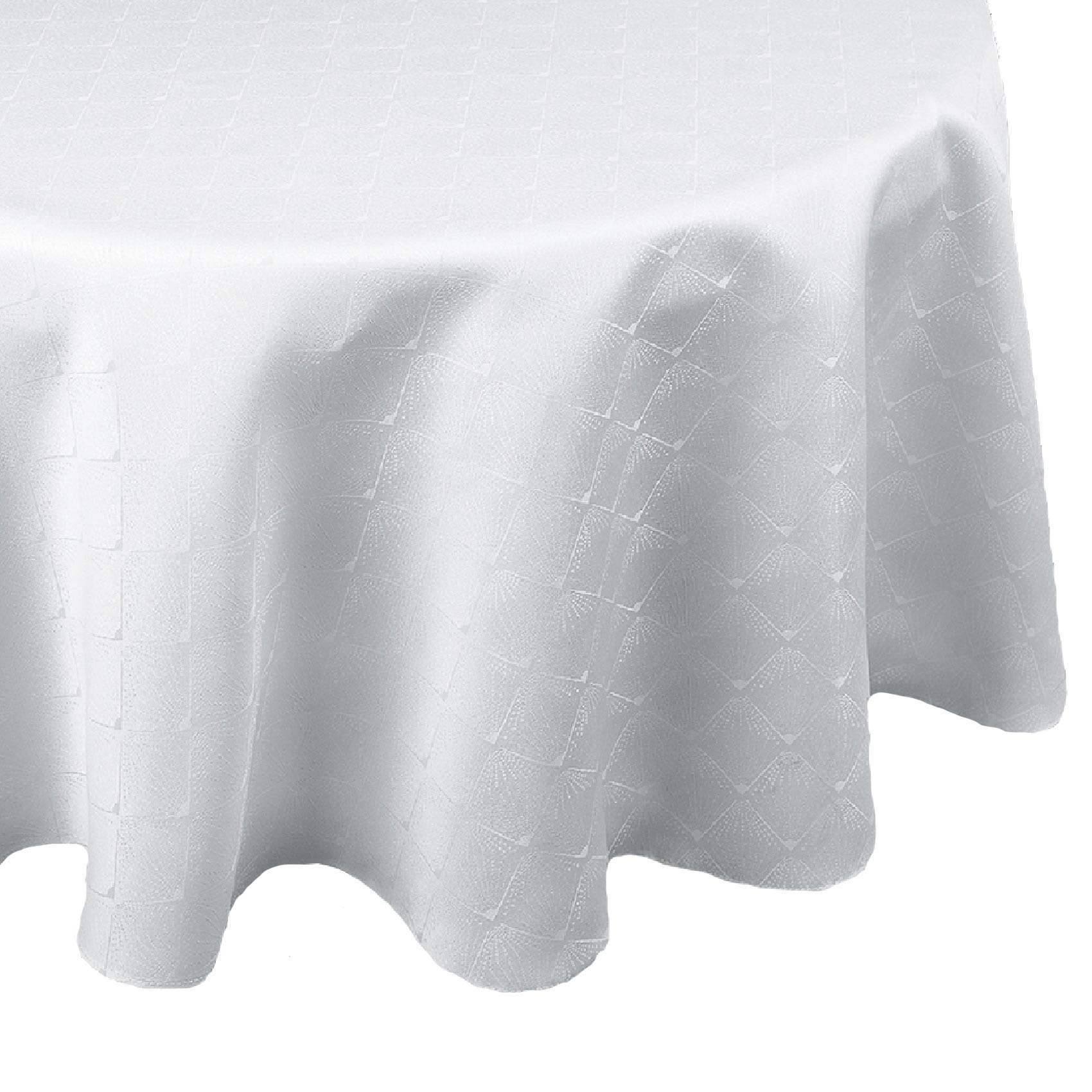 Nappe ronde extérieure esprit bord de mer - Blanc
