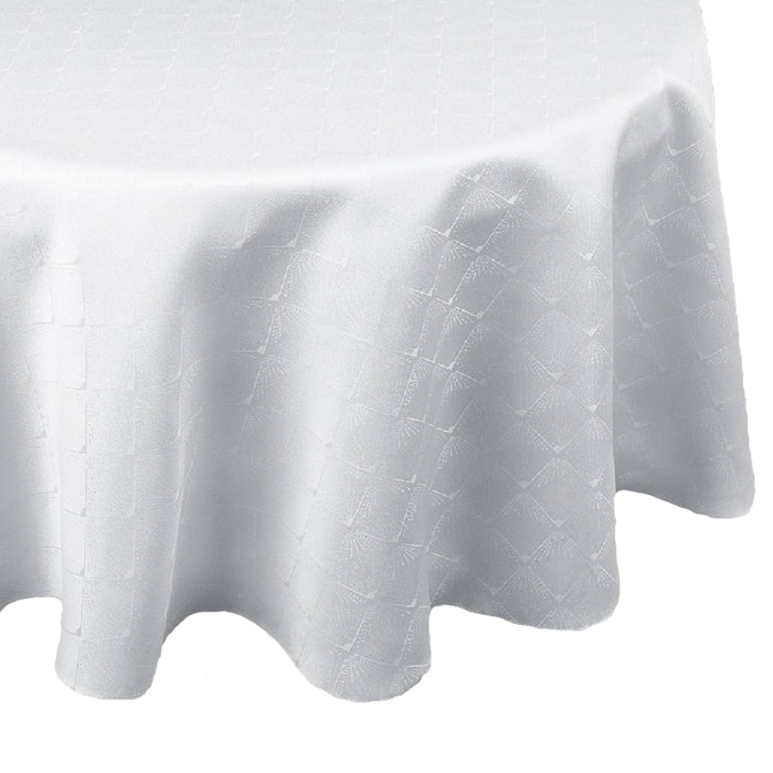 Nappe ronde extérieure esprit bord de mer - Blanc
