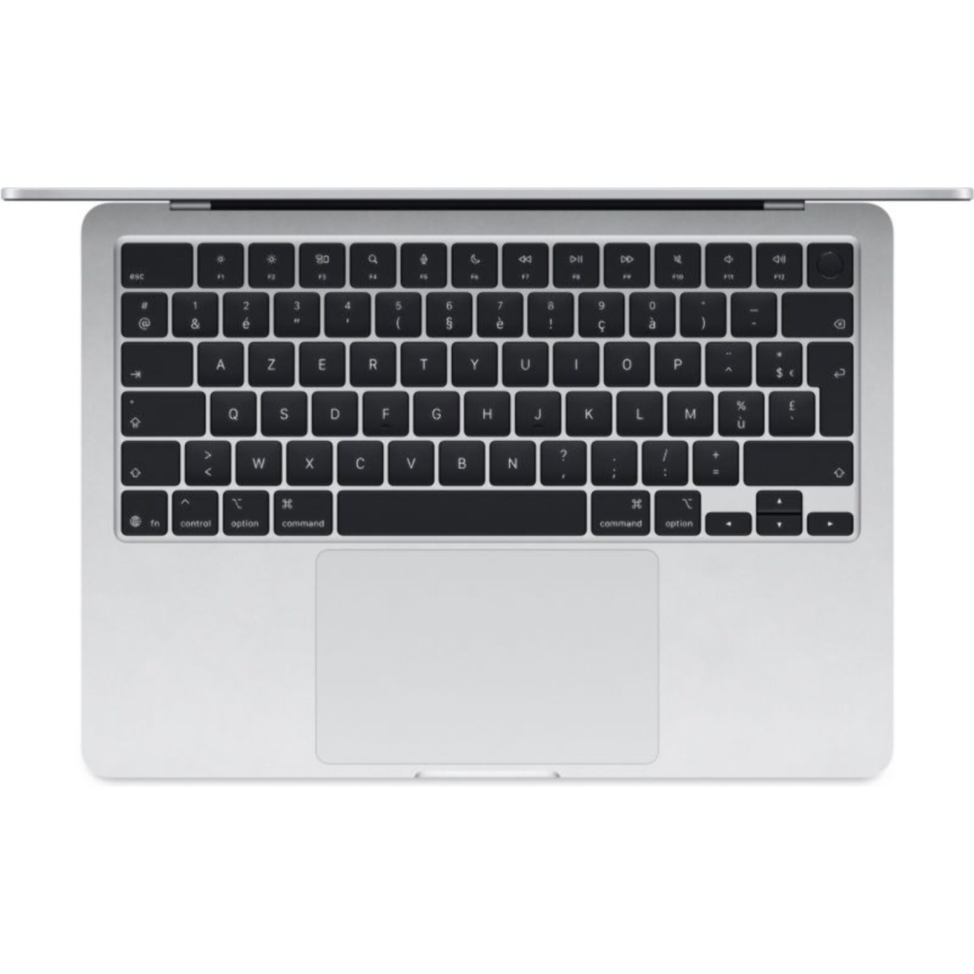 Ordinateur Apple MACBOOK Air 13,6" Puce M4 CPU 10 / GPU 10 coeurs Mémoire RAM 16Go Stockage 512Go SSD Retina Argent