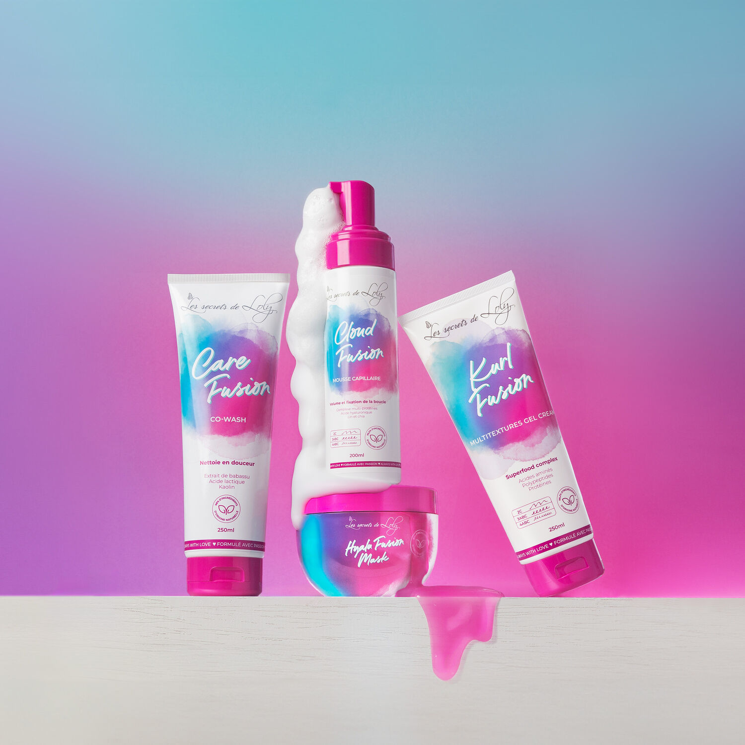 Kurl Fusion - Gel Crème Coiffant Nourrissant et Hydratant Multi-Textures 250ml
