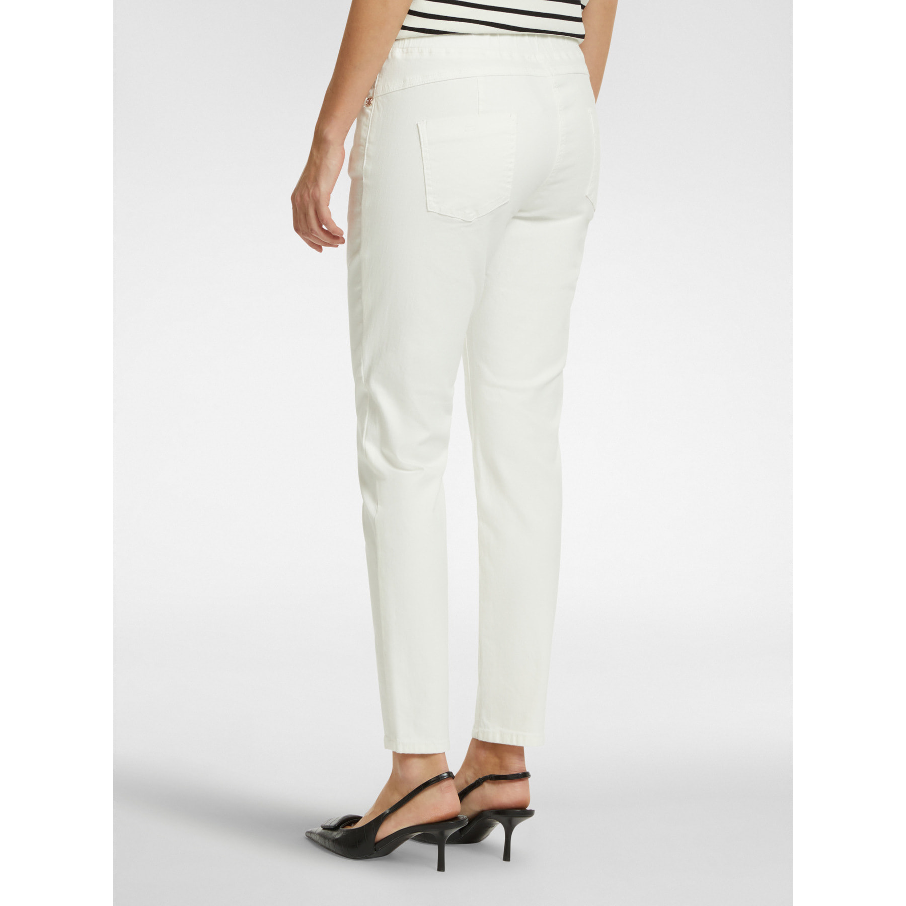 Elena Mirò - Jeggings pull on, "Pat" - Bianco