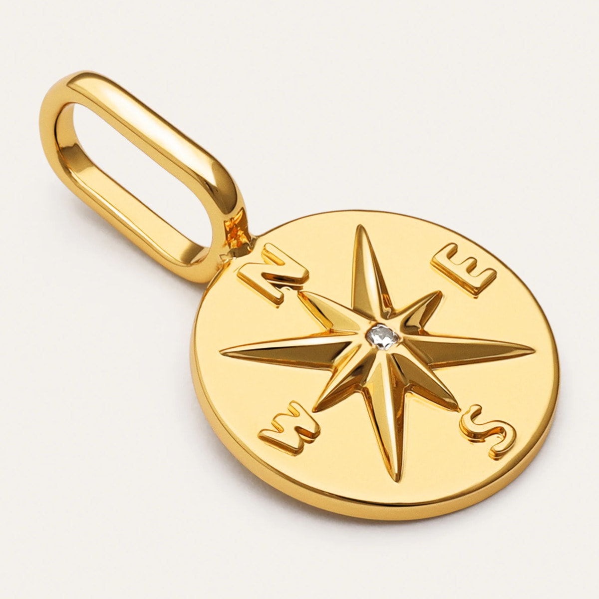 Charm Rosa dei Venti Placcato Oro