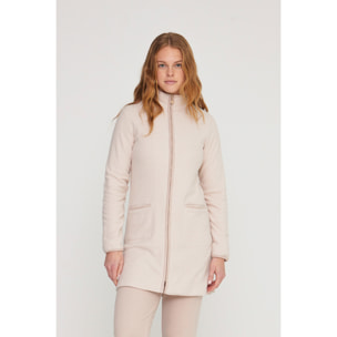 Vestaglia donna heart in punto milano con zip Noidinotte