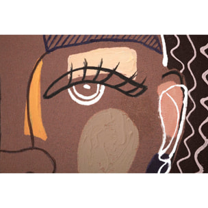 DIPINTO SU TELA TRIBAL -A- CM 80X2,8X100