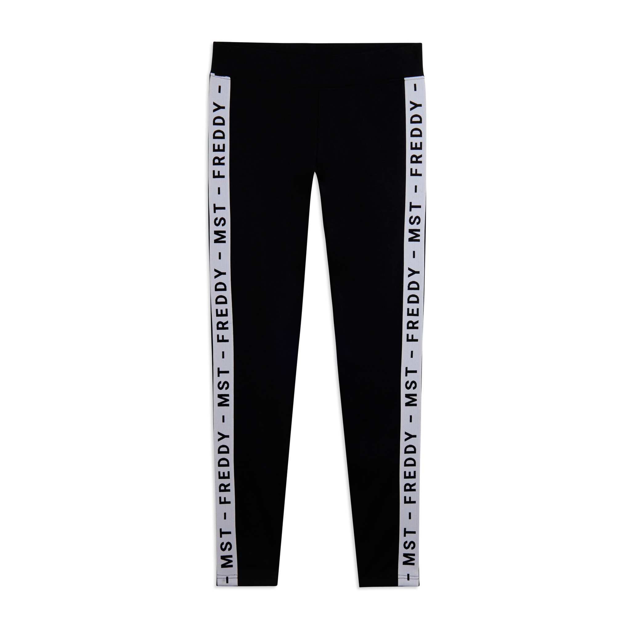 Leggings con bande laterali e scritta FREDDY MST