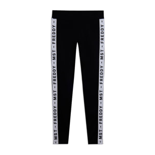 Leggings con bande laterali e scritta FREDDY MST